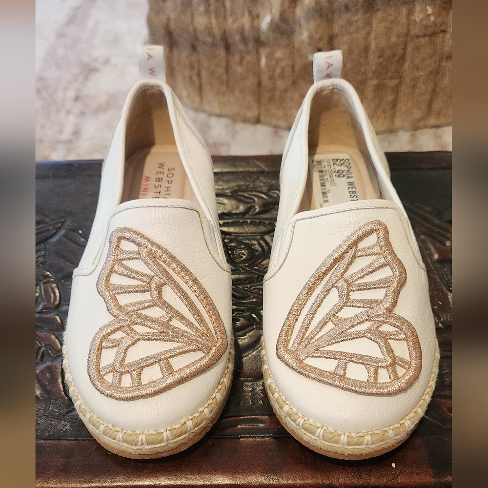 Sophia Webster Mini butterfly espadrilles